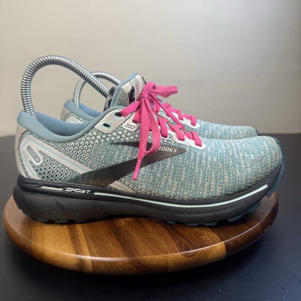 Brooks Ghost 14 Womens Size 7 Running Athletic Shoes Blue